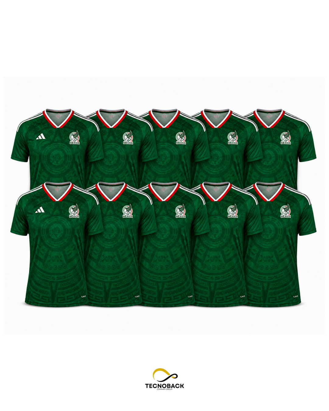 LOTE DE 10 PLAYERAS DE LA SELECCIÓN