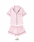 PIJAMA VICTORIA’S SECRET RAYAS ROSADAS